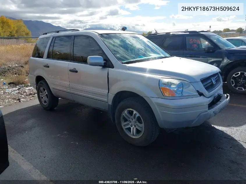 2HKYF18673H509624 2003 Honda Pilot Ex-L