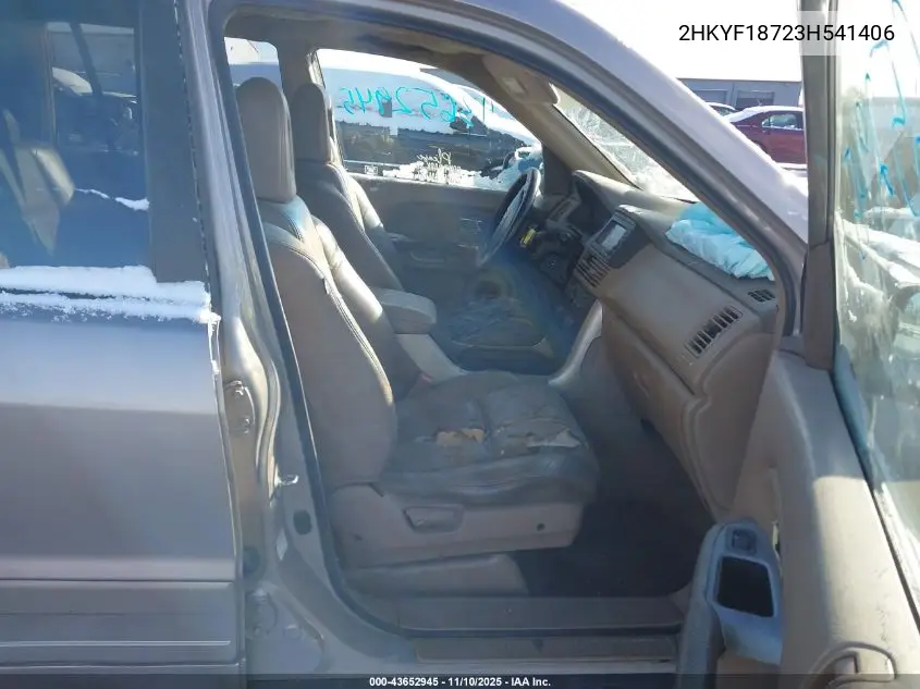 2HKYF18723H541406 2003 Honda Pilot Ex-L