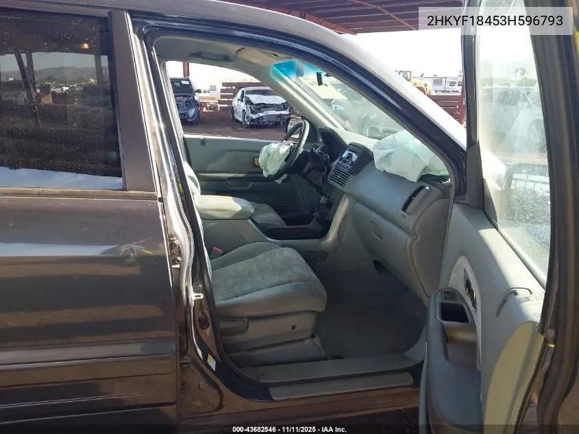2HKYF18453H596793 2003 Honda Pilot Ex