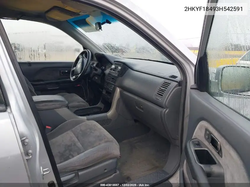 2HKYF18493H542591 2003 Honda Pilot Ex