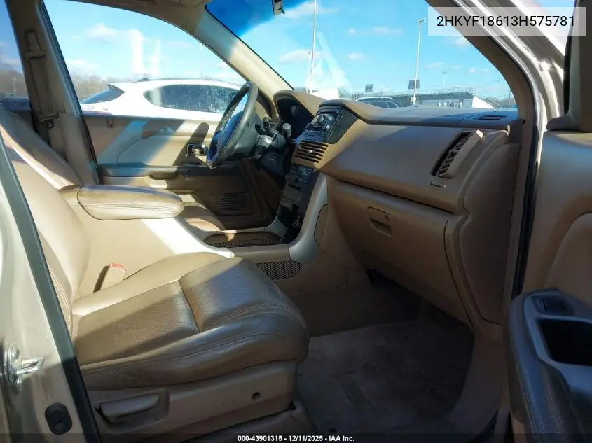 2HKYF18613H575781 2003 Honda Pilot Ex-L