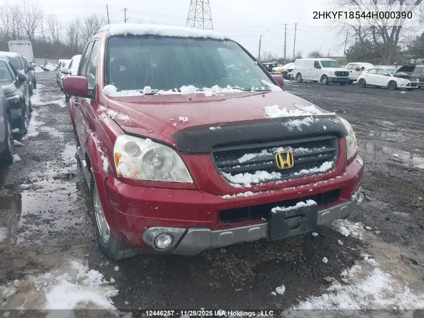 2HKYF18544H000390 2004 Honda Pilot