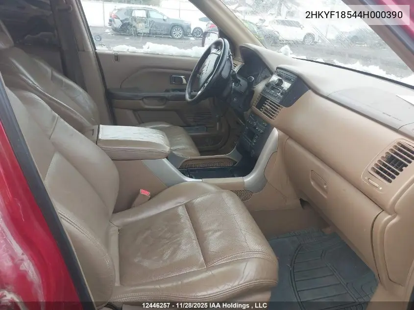 2HKYF18544H000390 2004 Honda Pilot