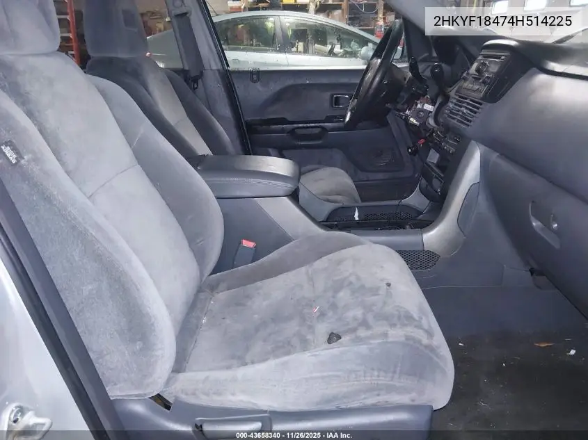 2HKYF18474H514225 2004 Honda Pilot Ex