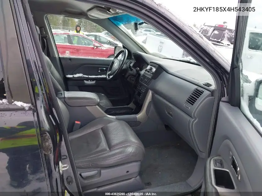 2HKYF185X4H543405 2004 Honda Pilot Ex-L