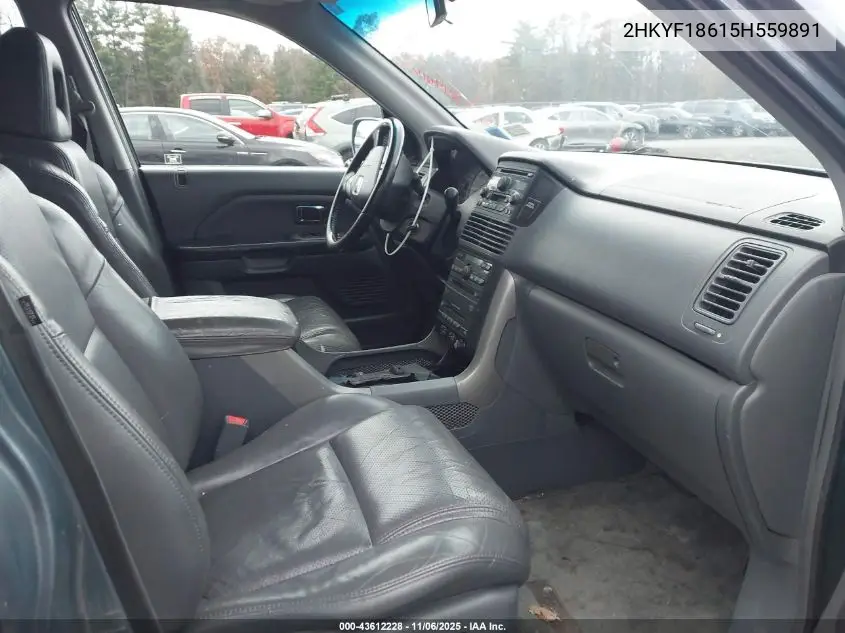 2HKYF18615H559891 2005 Honda Pilot Ex-L