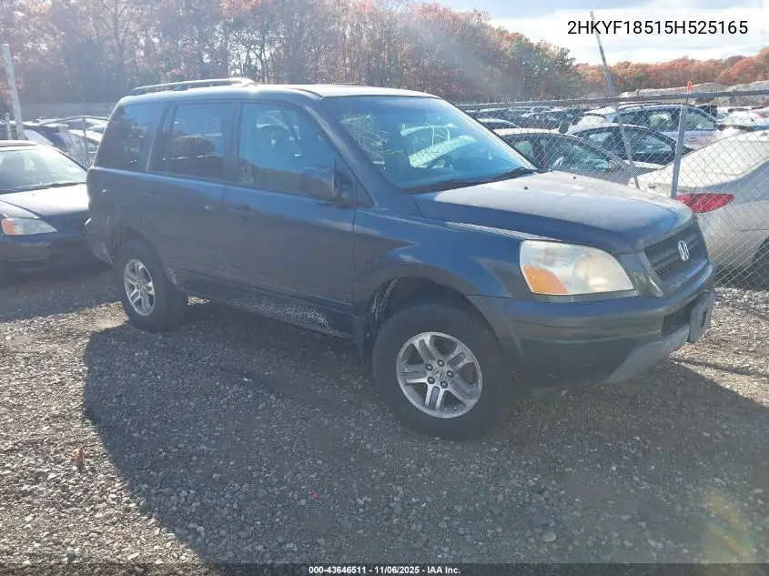 2HKYF18515H525165 2005 Honda Pilot Ex-L