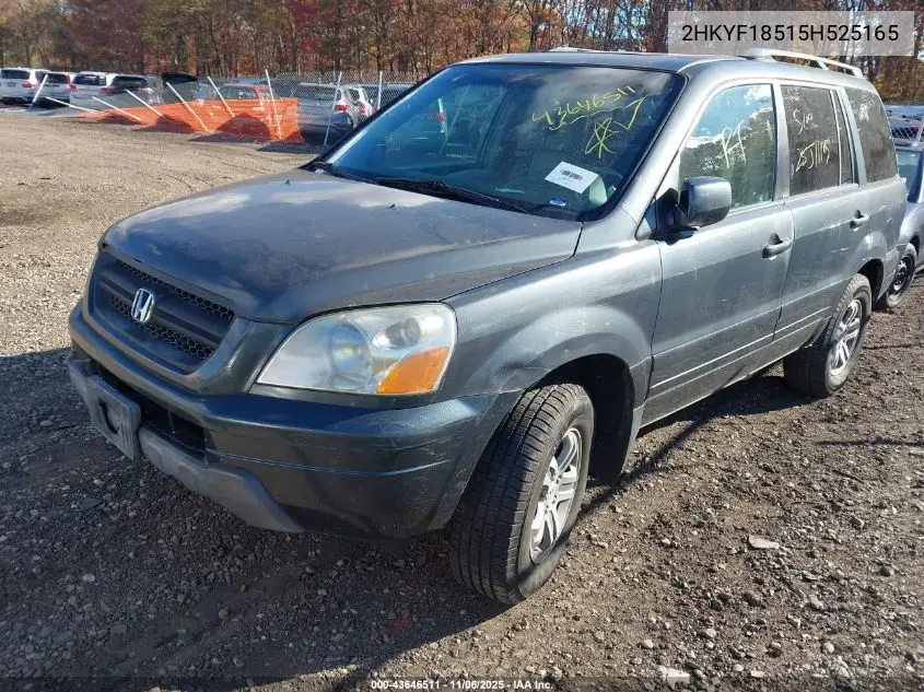 2HKYF18515H525165 2005 Honda Pilot Ex-L