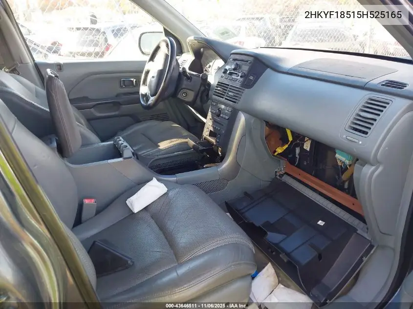 2HKYF18515H525165 2005 Honda Pilot Ex-L