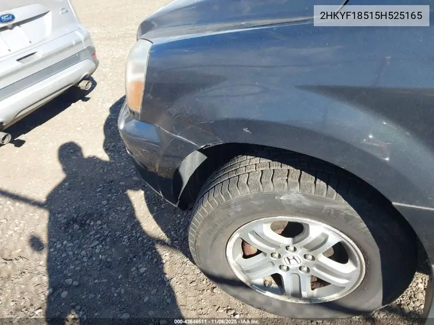 2HKYF18515H525165 2005 Honda Pilot Ex-L