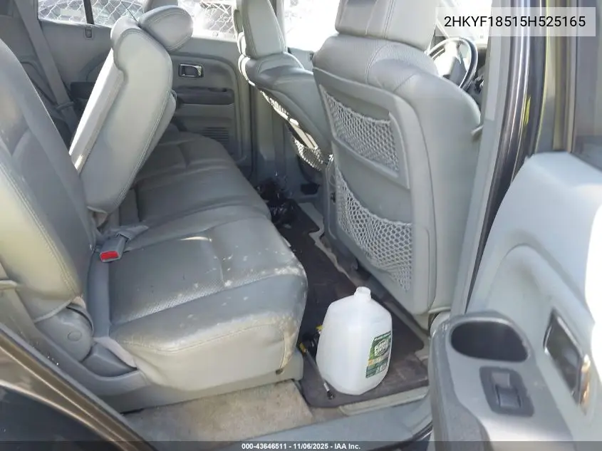 2HKYF18515H525165 2005 Honda Pilot Ex-L