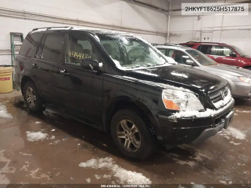 2HKYF18625H517875 2005 Honda Pilot Ex-L