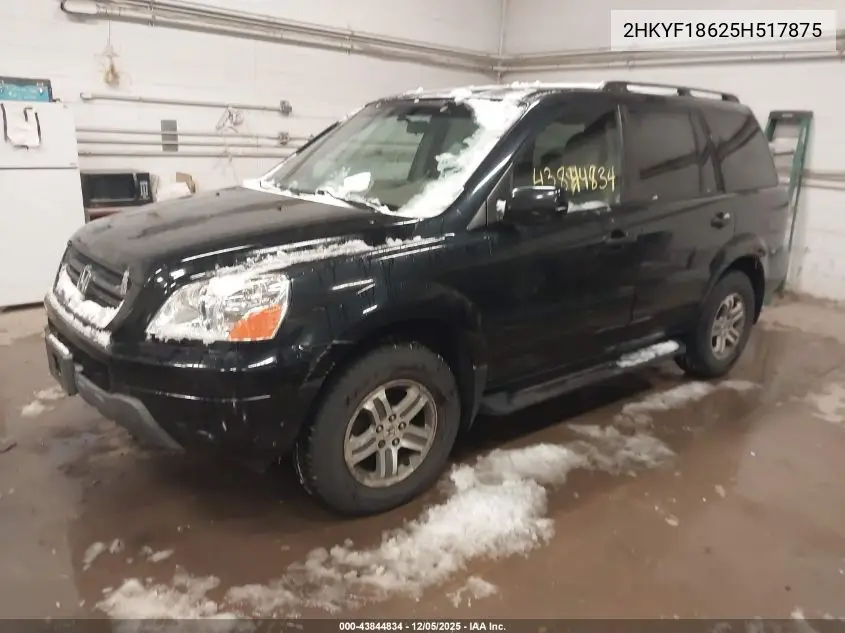 2HKYF18625H517875 2005 Honda Pilot Ex-L