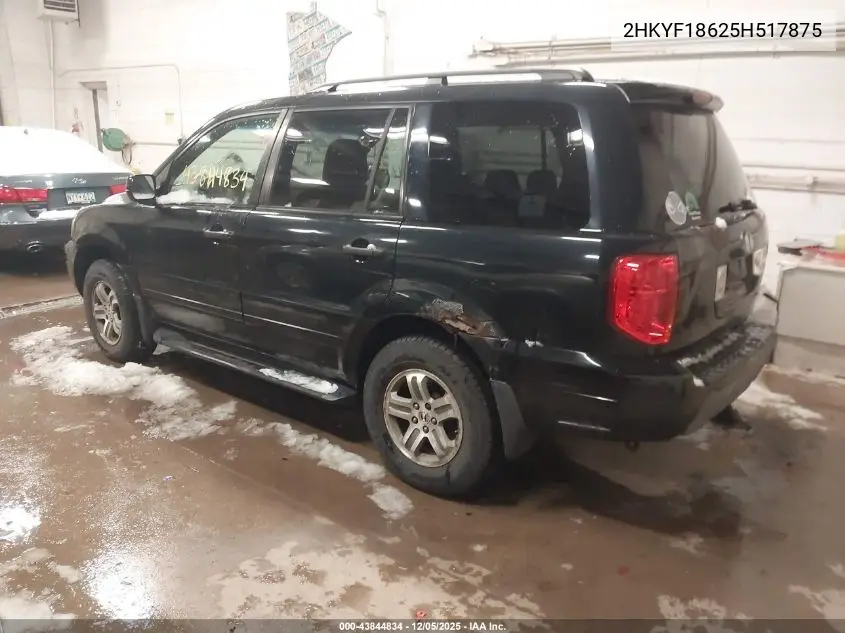 2HKYF18625H517875 2005 Honda Pilot Ex-L