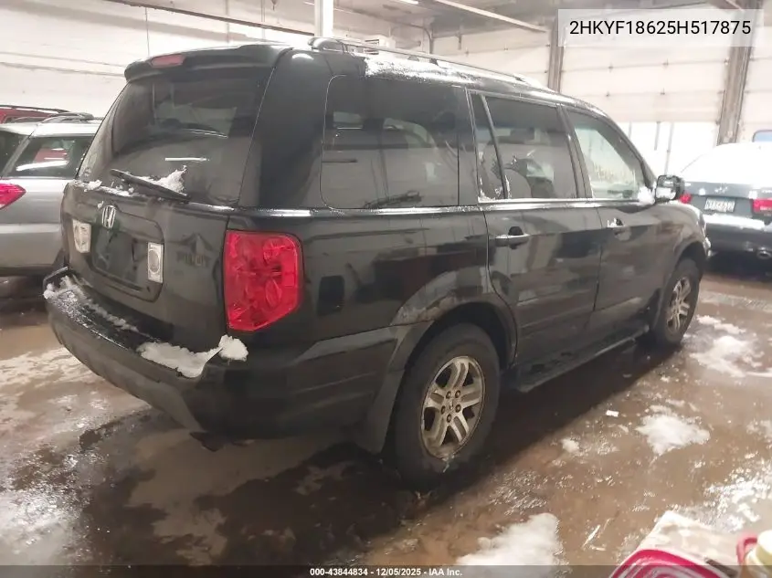 2HKYF18625H517875 2005 Honda Pilot Ex-L