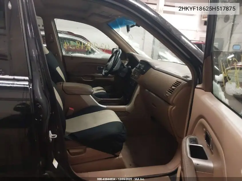 2HKYF18625H517875 2005 Honda Pilot Ex-L