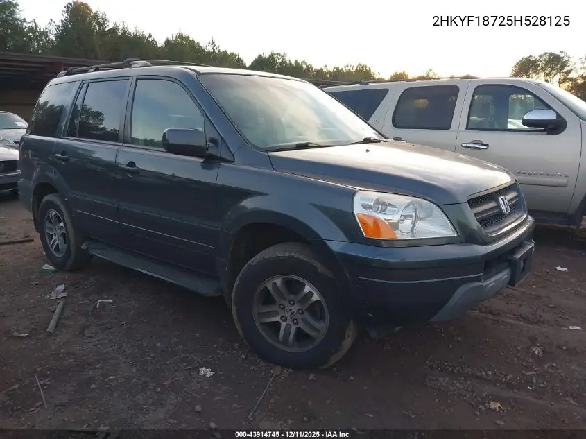2HKYF18725H528125 2005 Honda Pilot Ex-L
