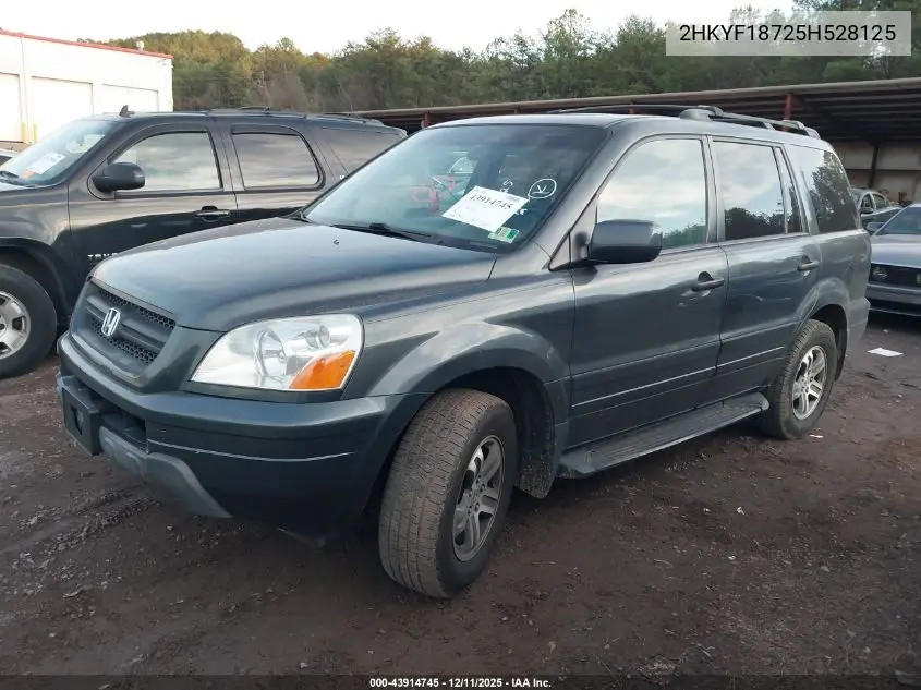 2HKYF18725H528125 2005 Honda Pilot Ex-L