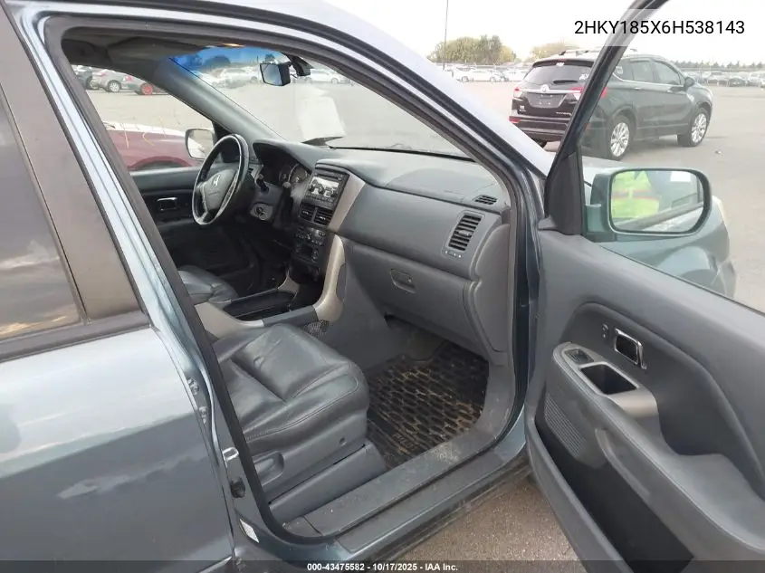 2HKYF185X6H538143 2006 Honda Pilot Ex