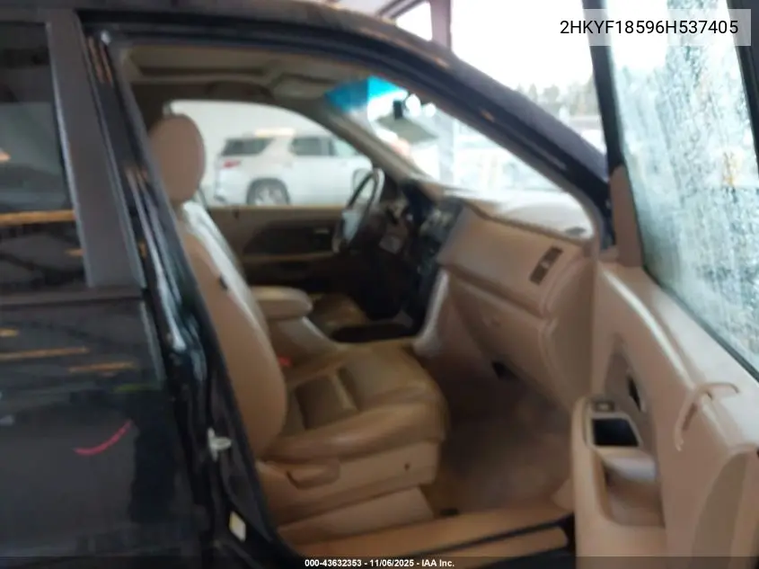 2HKYF18596H537405 2006 Honda Pilot Ex-L