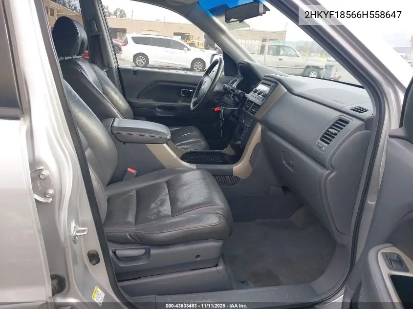 2HKYF18566H558647 2006 Honda Pilot Ex-L
