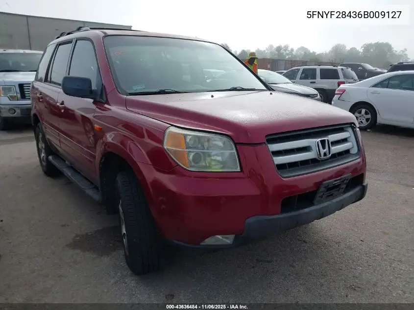 5FNYF28436B009127 2006 Honda Pilot Ex
