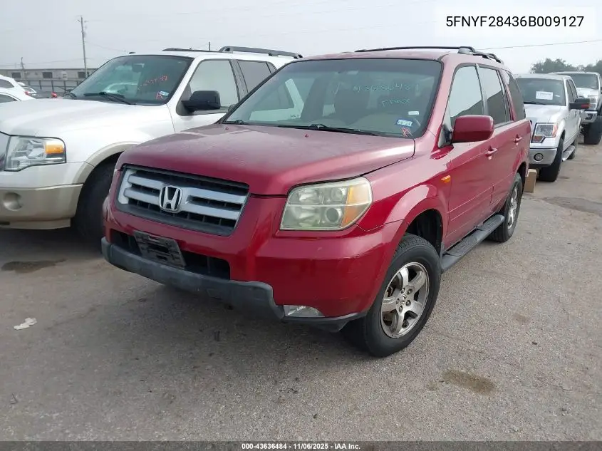 5FNYF28436B009127 2006 Honda Pilot Ex