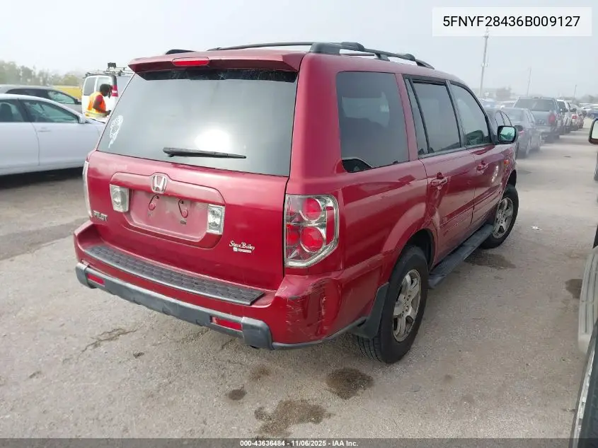 5FNYF28436B009127 2006 Honda Pilot Ex