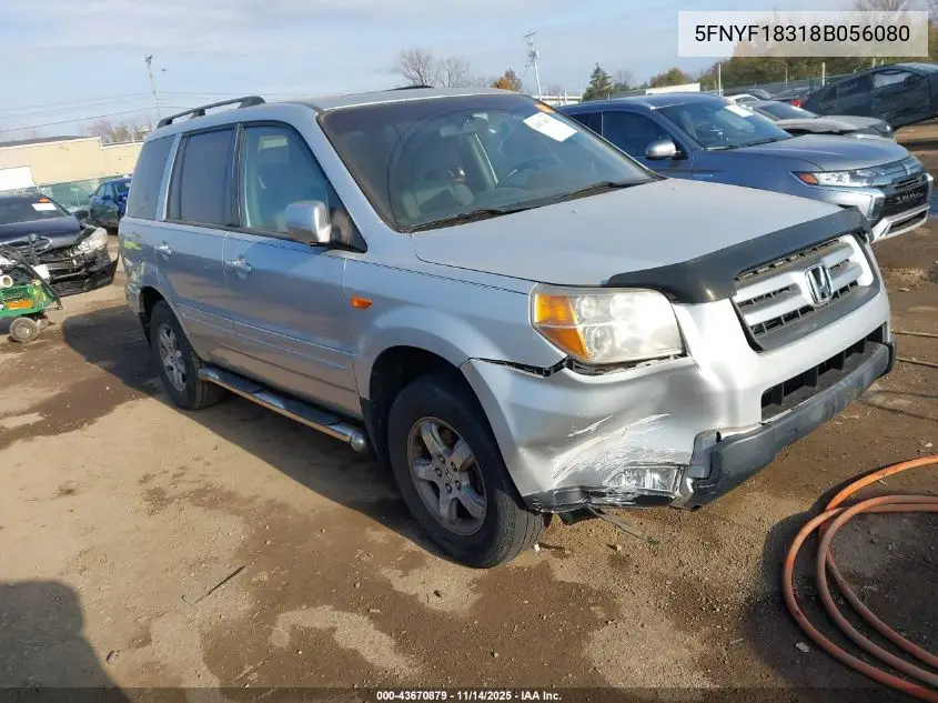 5FNYF18318B056080 2008 Honda Pilot Se