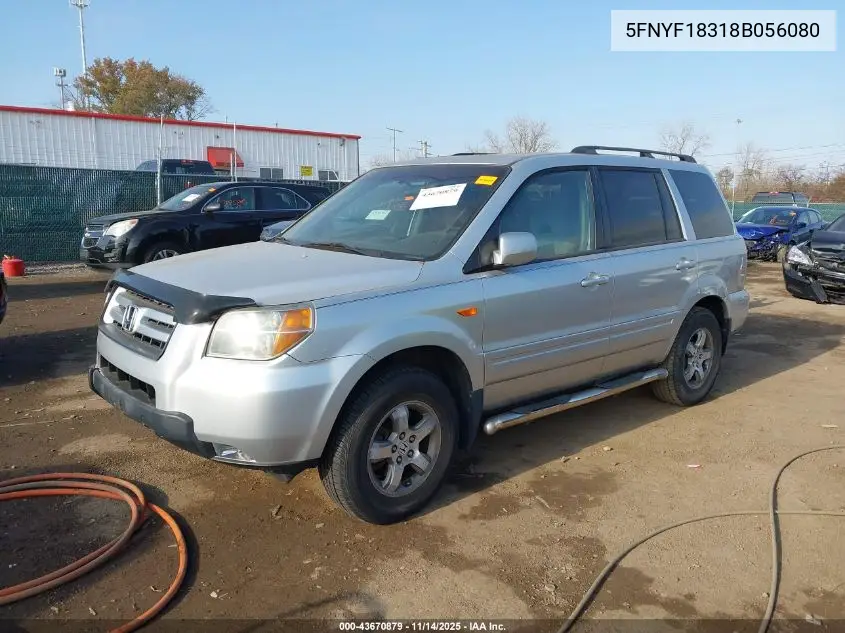 5FNYF18318B056080 2008 Honda Pilot Se