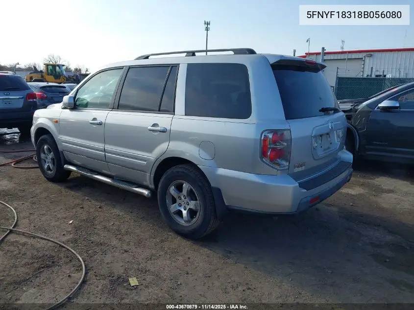 5FNYF18318B056080 2008 Honda Pilot Se