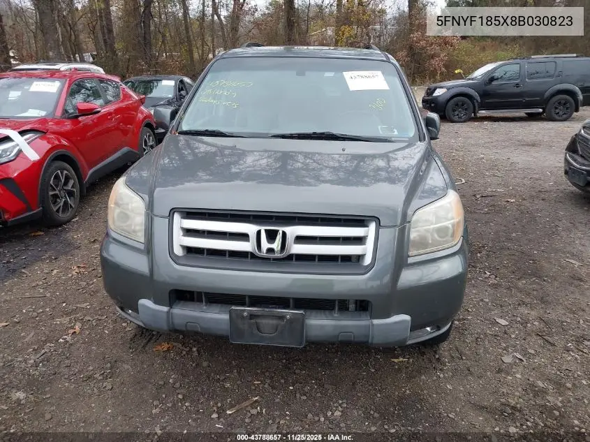 5FNYF185X8B030823 2008 Honda Pilot Exl