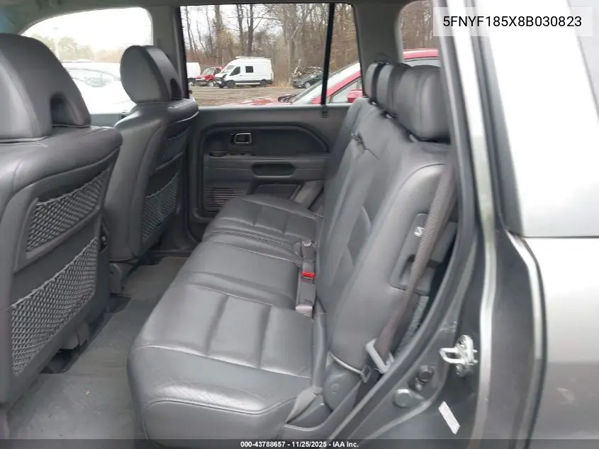 5FNYF185X8B030823 2008 Honda Pilot Exl