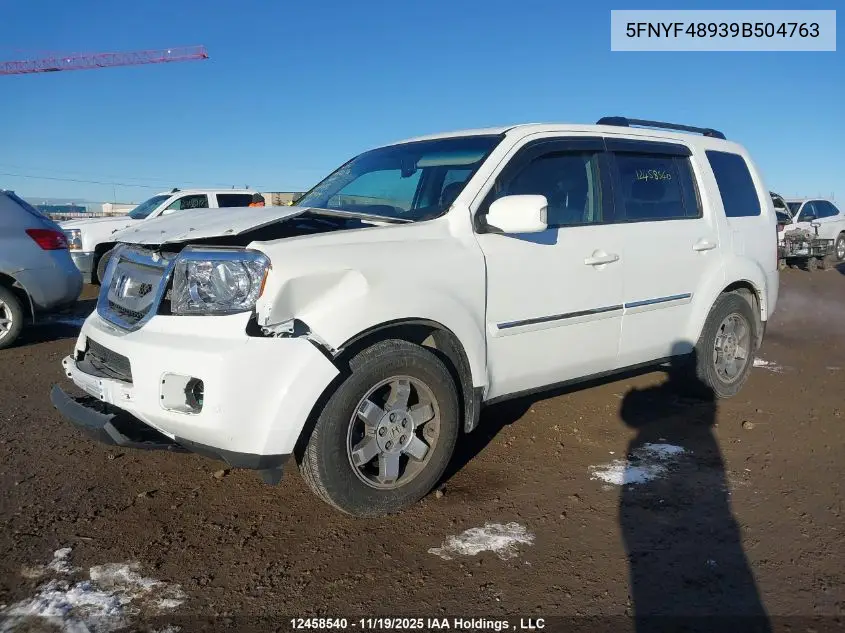 5FNYF48939B504763 2009 Honda Pilot