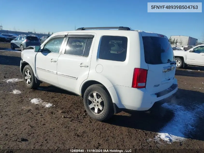 5FNYF48939B504763 2009 Honda Pilot