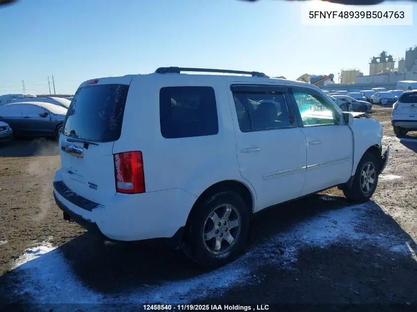 5FNYF48939B504763 2009 Honda Pilot