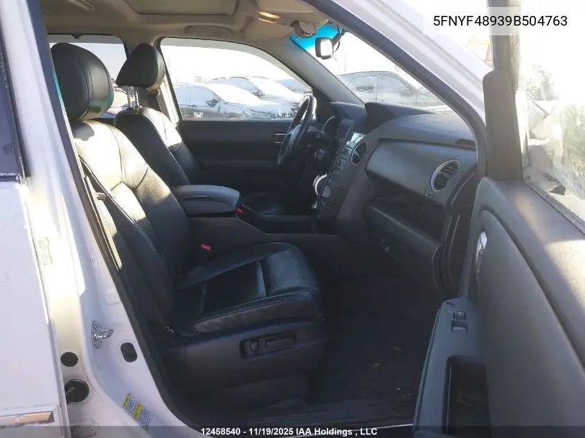 5FNYF48939B504763 2009 Honda Pilot