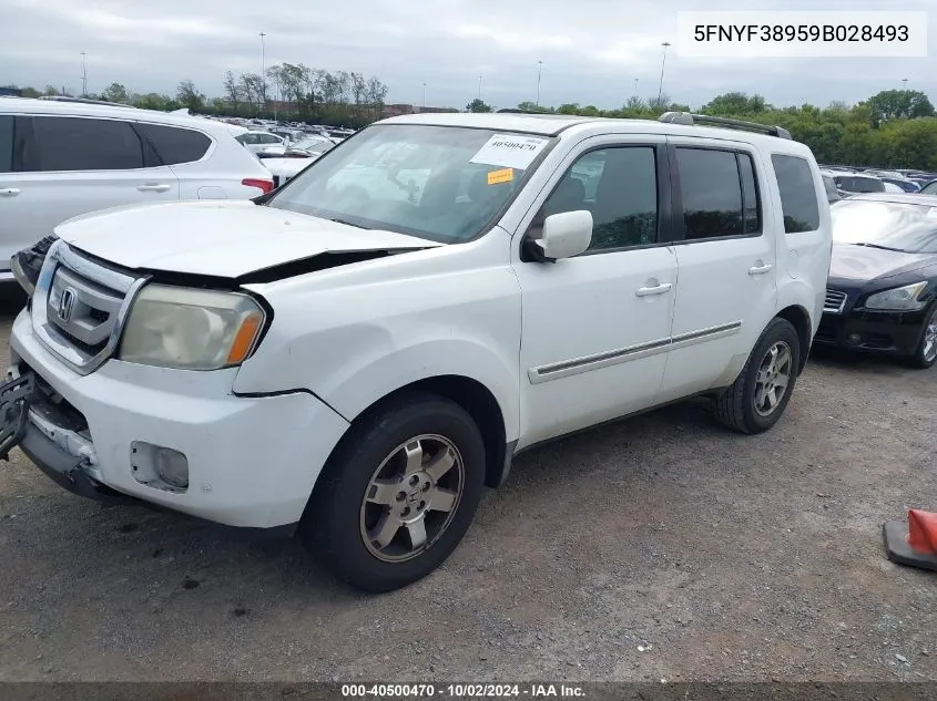 5FNYF38959B028493 2009 Honda Pilot Touring