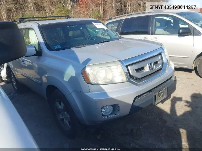 5FNYF48549B044297 2009 Honda Pilot Ex-L