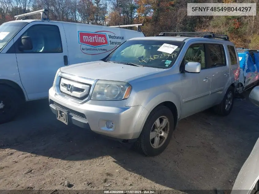 5FNYF48549B044297 2009 Honda Pilot Ex-L