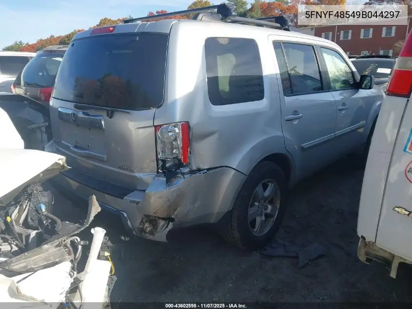 5FNYF48549B044297 2009 Honda Pilot Ex-L