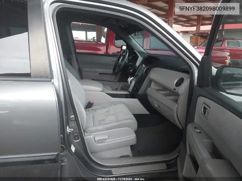 5FNYF38209B009899 2009 Honda Pilot Lx
