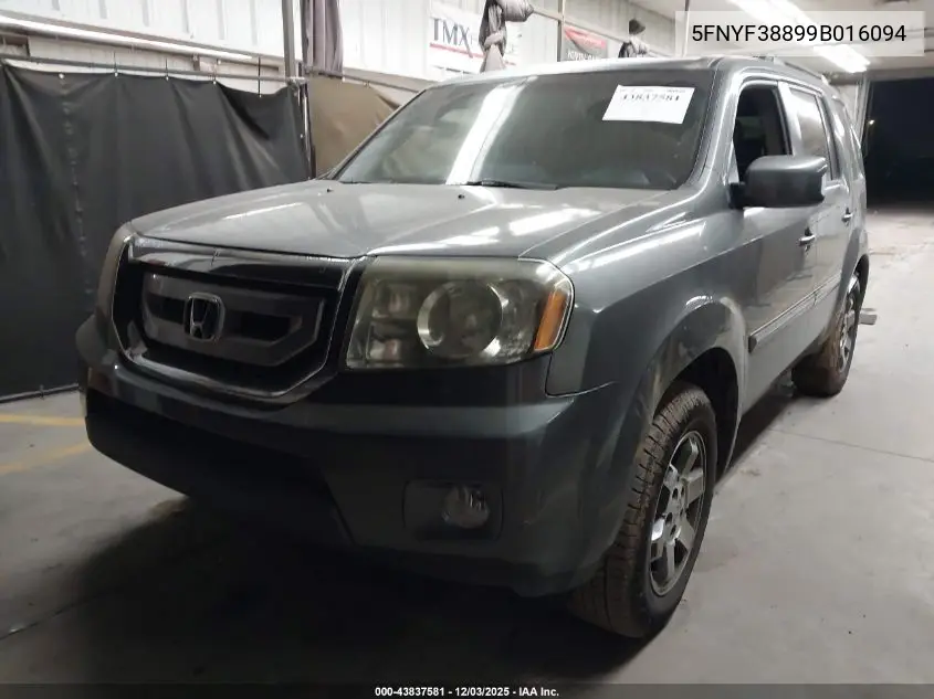 5FNYF38899B016094 2009 Honda Pilot Touring