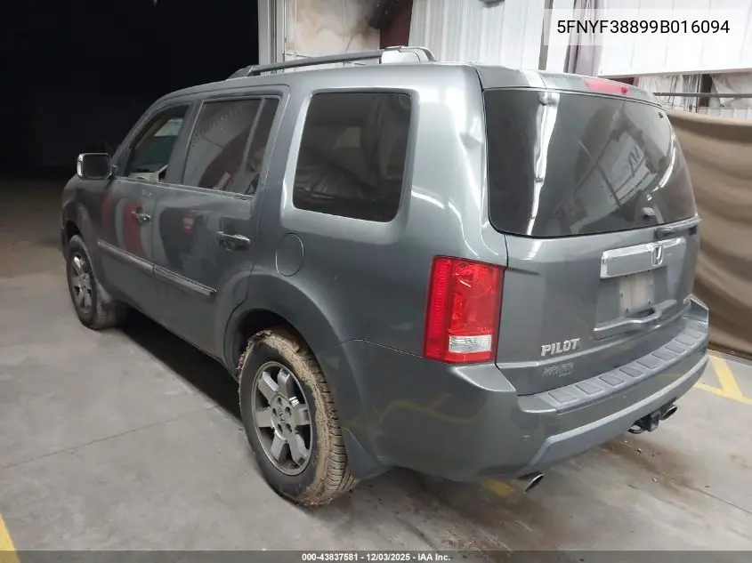 5FNYF38899B016094 2009 Honda Pilot Touring