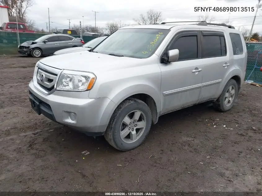 5FNYF48689B013515 2009 Honda Pilot Ex-L