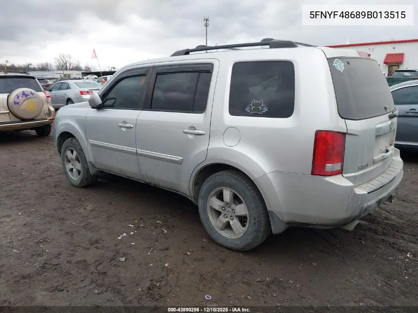 5FNYF48689B013515 2009 Honda Pilot Ex-L