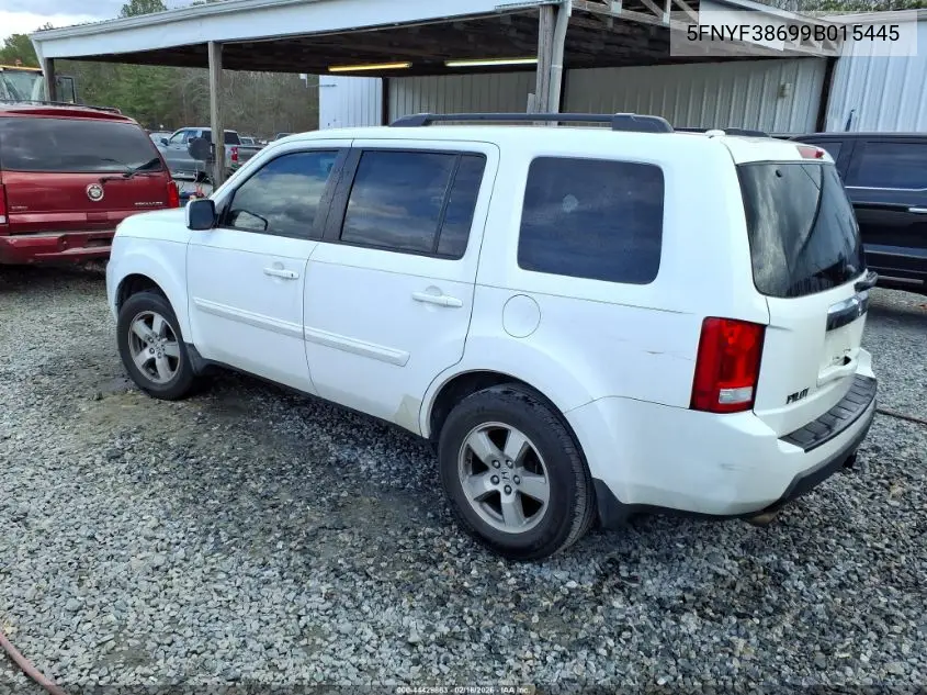 5FNYF38699B015445 2009 Honda Pilot Ex-L