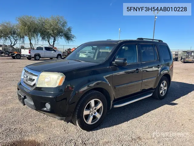 5FNYF3H54AB010228 2010 Honda Pilot 2010 Honda Pilot 2Wd Suv