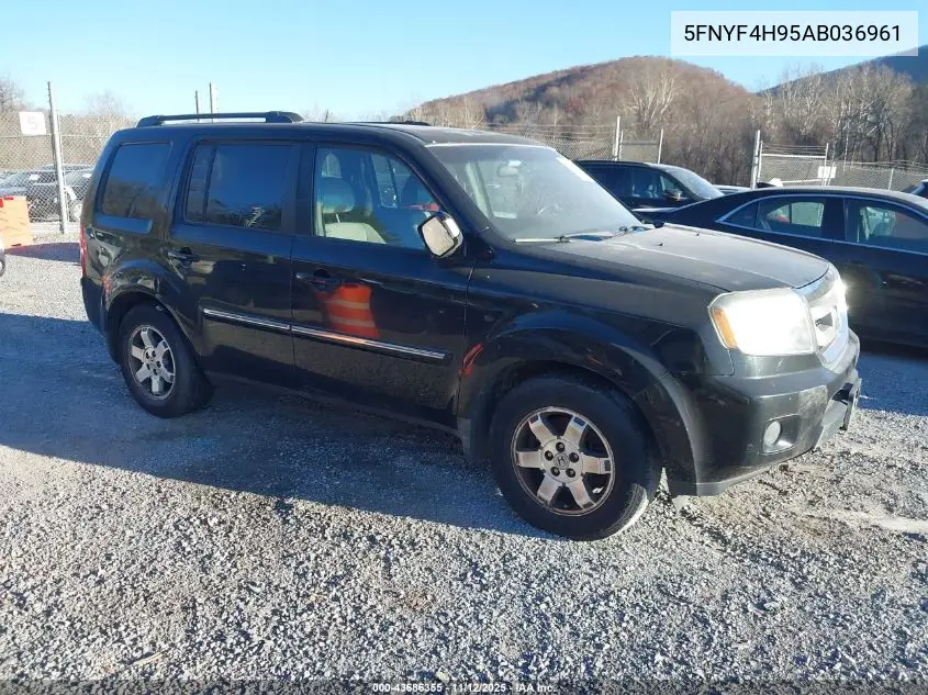 5FNYF4H95AB036961 2010 Honda Pilot Touring