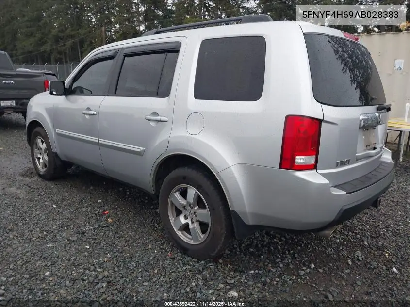 5FNYF4H69AB028383 2010 Honda Pilot Ex-L